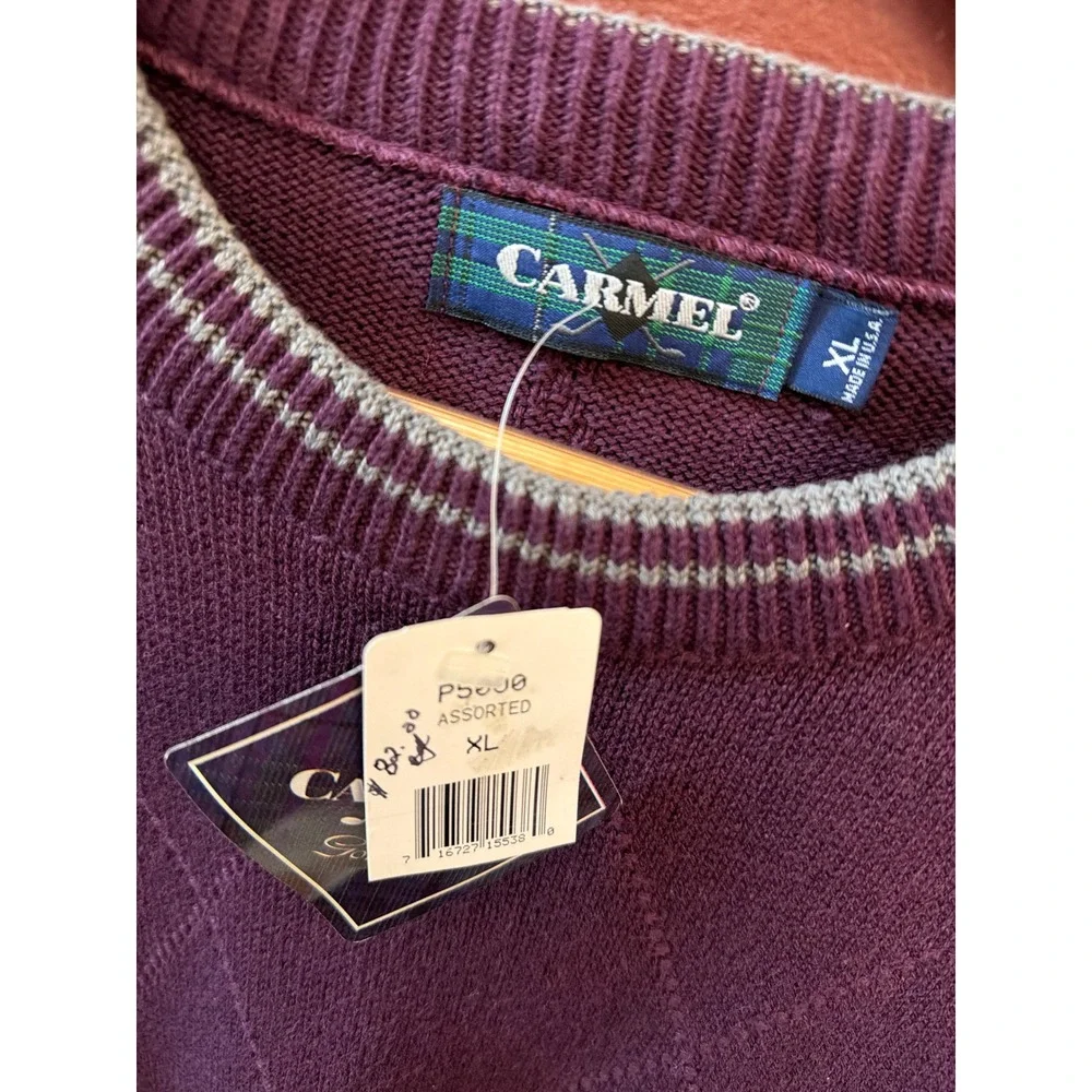 90s Carmel Deadstock Golf Crewneck Sweater Grandpacore Golfcore Dark Academia